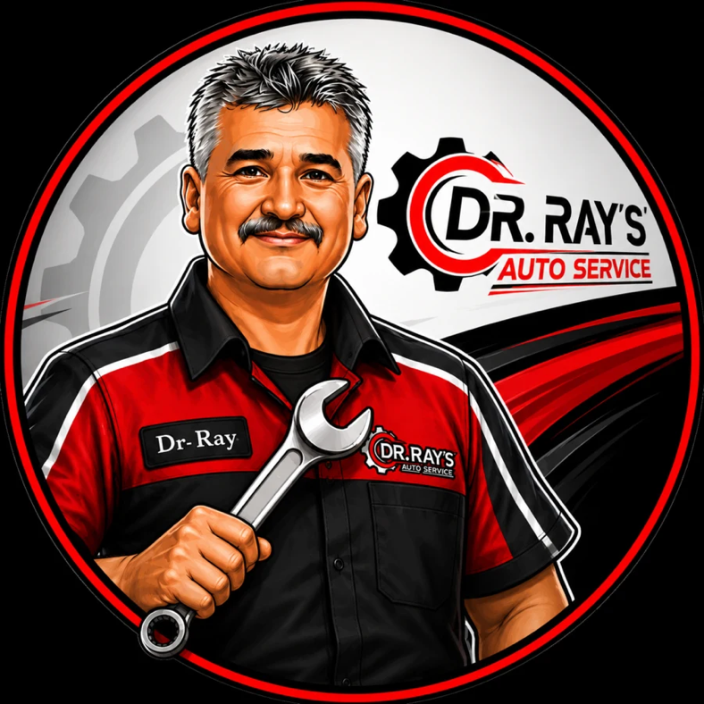 Dr. Ray’s mechanic mascot